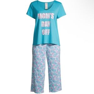 NWT Secret Treasures 3 piece Large capri pajama set